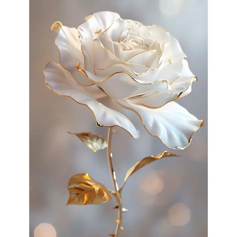 SDOYUNO-Painting By Number Adults Flowers,Rose Simple Oil Painting,Paint Kit,Handpainted,Arts Crafts,Personalized Gift,Wall Art