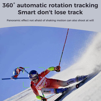 Auto Face Tracking Tripod 360° Rotation for Tiktok Videos