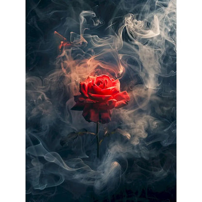 SDOYUNO-Painting By Number Adults Flowers,Rose Simple Oil Painting,Paint Kit,Handpainted,Arts Crafts,Personalized Gift,Wall Art