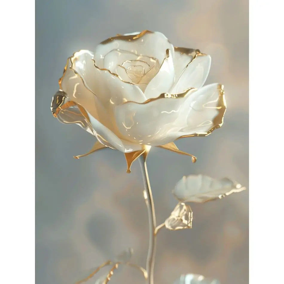 SDOYUNO-Painting By Number Adults Flowers,Rose Simple Oil Painting,Paint Kit,Handpainted,Arts Crafts,Personalized Gift,Wall Art