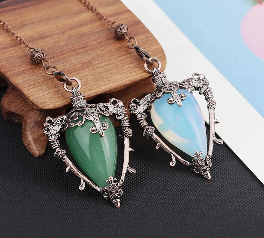 Water Drop Crystal Pendulums