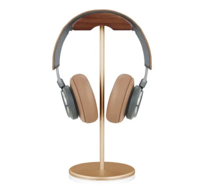 Desk Headband Headphone Headset Wooden Head Stand Holder Rack For Gaming PC Game Gemer Earphone Headphone holder