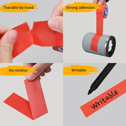Red Painters Painter Tape Masking Tape for General Purpose Wall Painting, Home Improvement