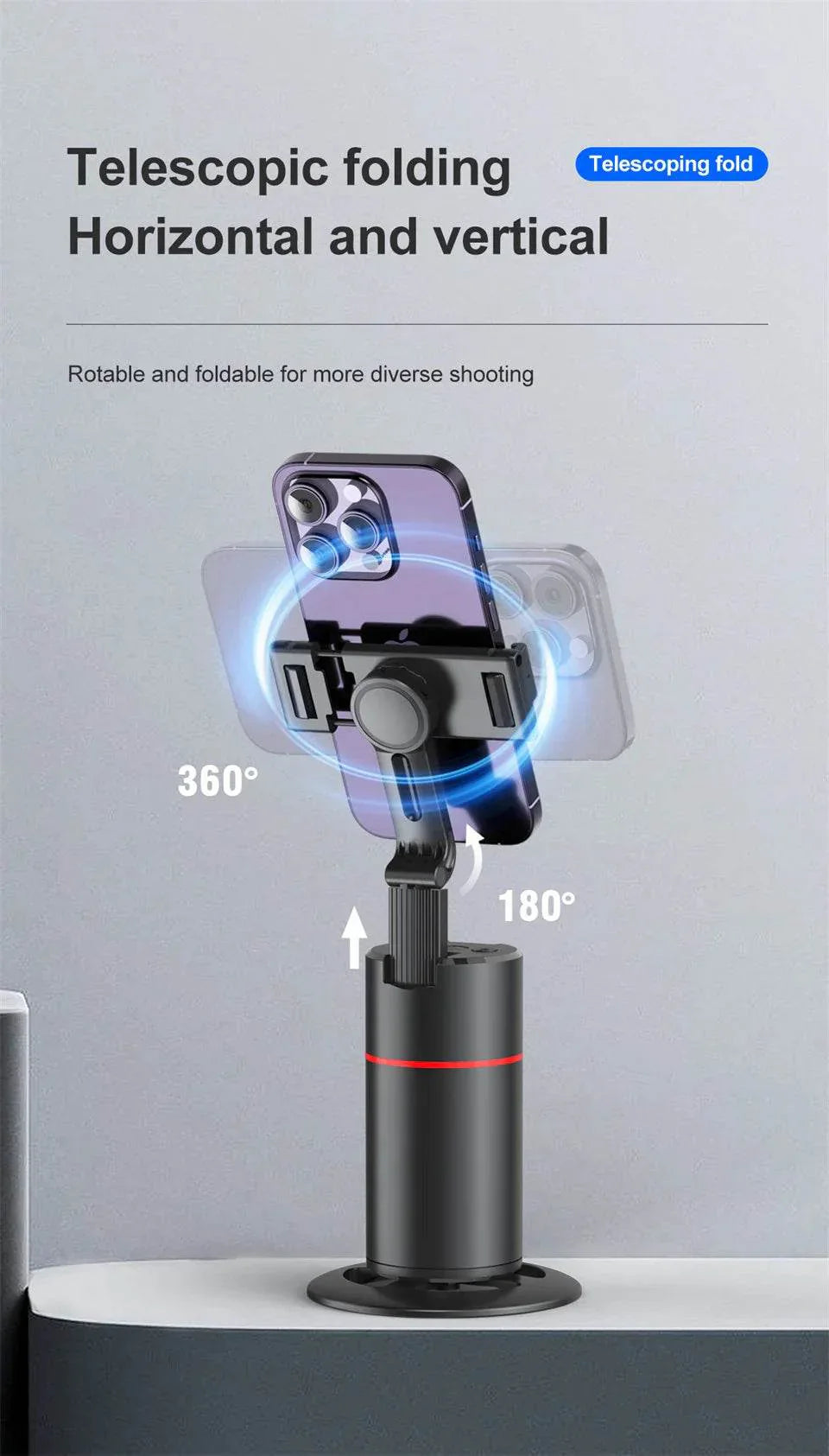 2025 New 360 Rotation Gimbal Stabilizer for Live Photography