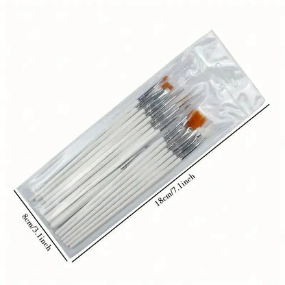 15pcs Fine Detail Paint Brush Set - Miniature Paint Brush For Detailing & Art Painting - Acrylic, Watercolor, Oil,Models