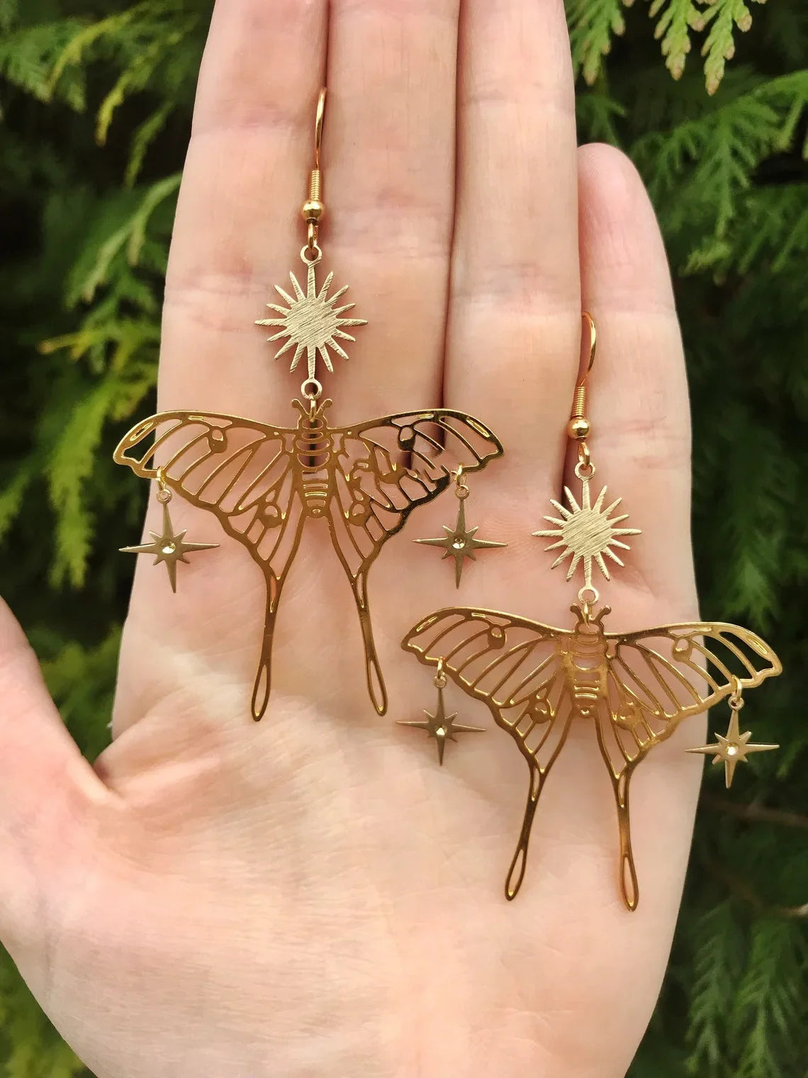 Assorted Moth & Butterfly Dangle Earrings