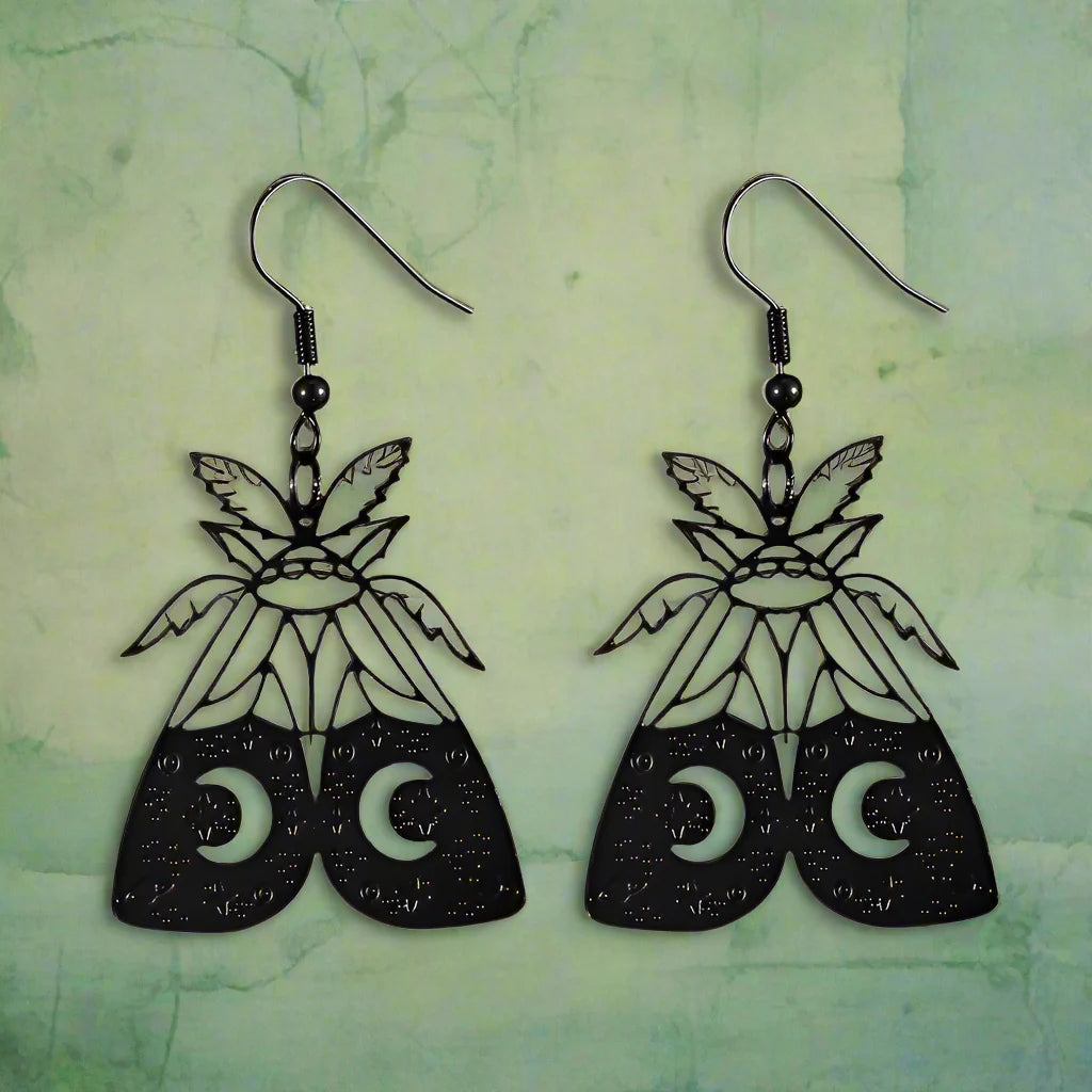 Assorted Moth & Butterfly Dangle Earrings