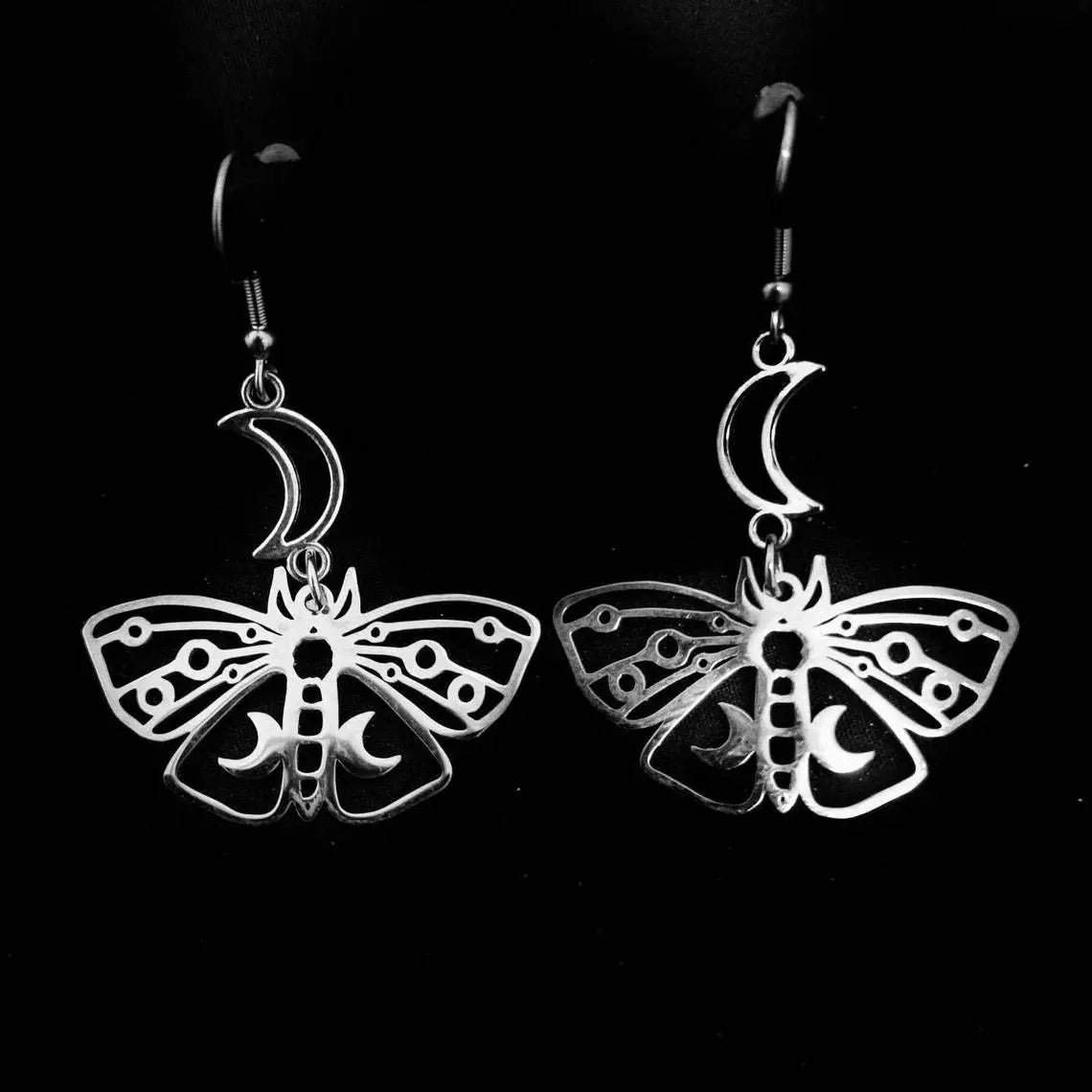 Assorted Moth & Butterfly Dangle Earrings