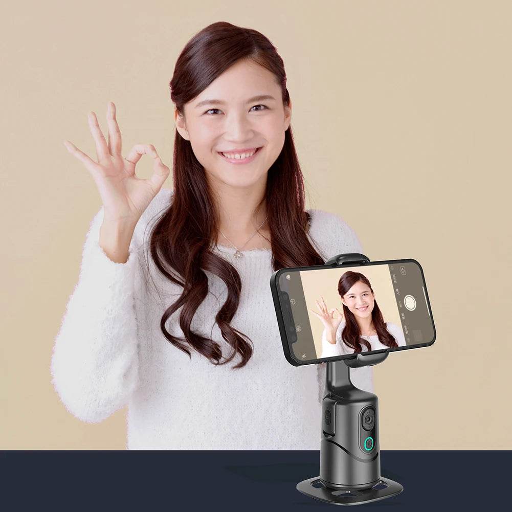 Auto Face Tracking Tripod for Tiktok Live Video Recording