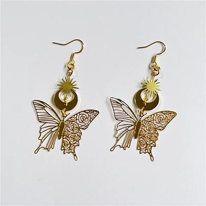 Assorted Moth & Butterfly Dangle Earrings