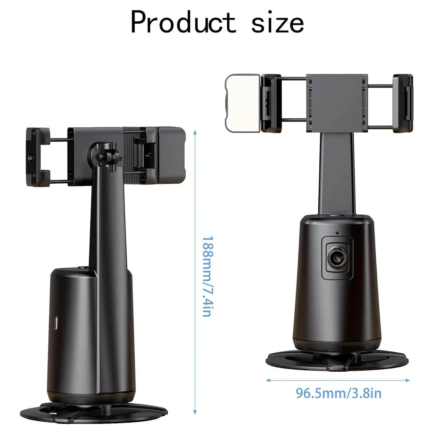 Auto Face Tracking Tripod for Phone with 360° Rotation