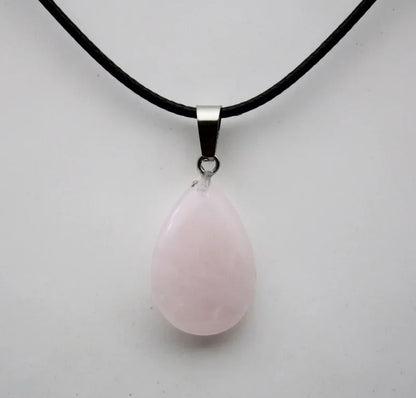 Crystal Teardrop Pendant Necklace