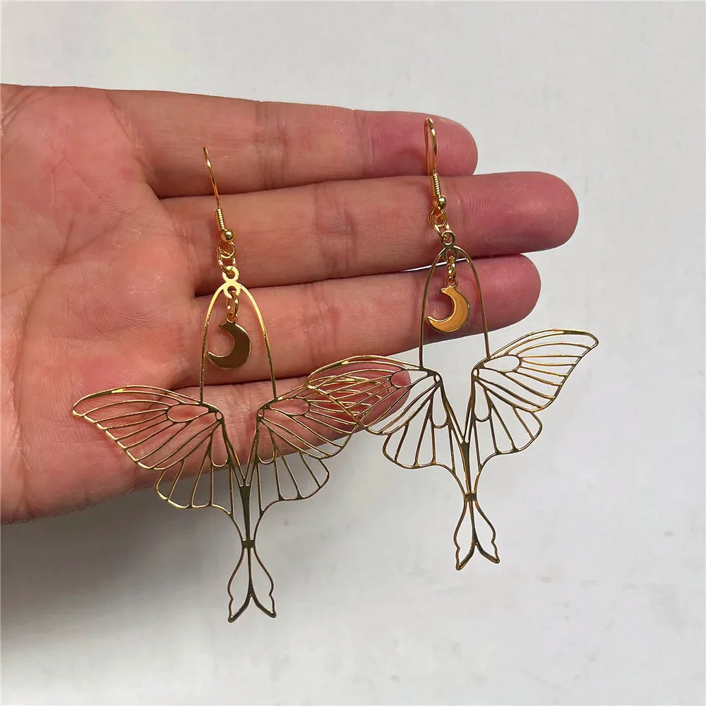 Assorted Moth & Butterfly Dangle Earrings