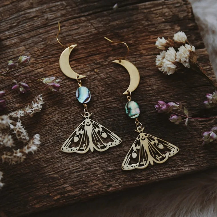 Assorted Moth & Butterfly Dangle Earrings