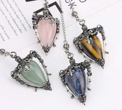 Water Drop Crystal Pendulums