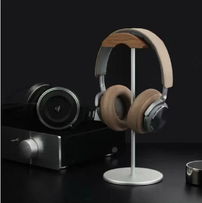 Desk Headband Headphone Headset Wooden Head Stand Holder Rack For Gaming PC Game Gemer Earphone Headphone holder
