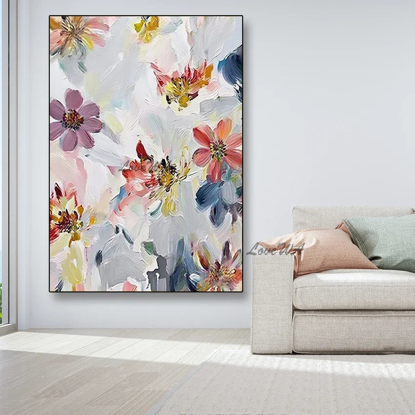 Abstract Oil Painting 100% Hand Painted Oil Paintings Wall Art Canvas Abstract Artwork Carving Art For Hotel Living Room Decor