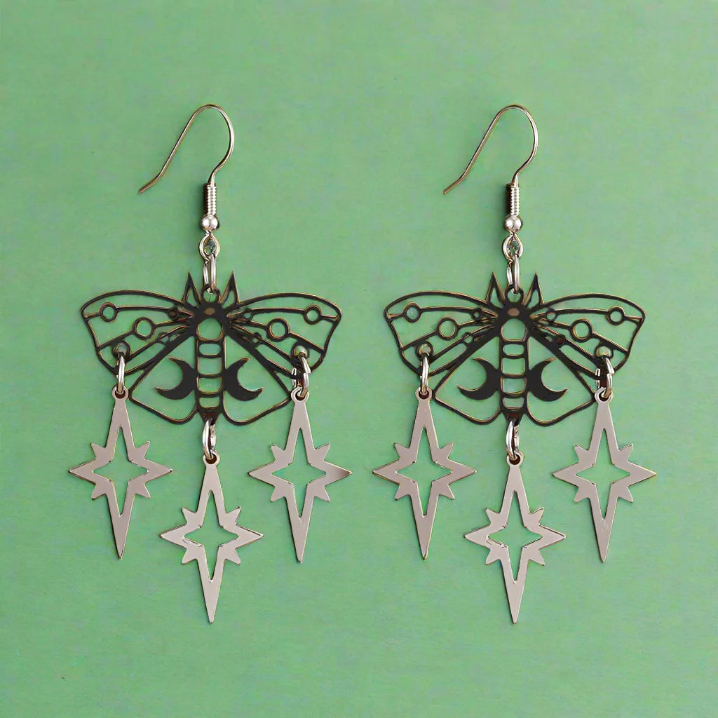 Assorted Moth & Butterfly Dangle Earrings