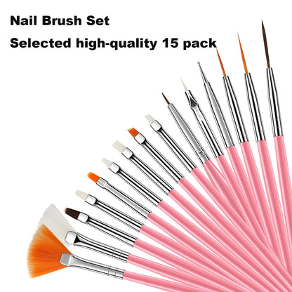 15pcs Fine Detail Paint Brush Set - Miniature Paint Brush For Detailing & Art Painting - Acrylic, Watercolor, Oil,Models