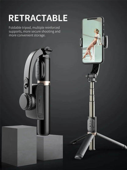 FGCLSY 2024 Gimbal Stabilizer Selfie Stick Tripod Monopod