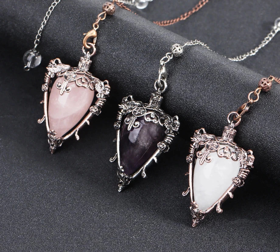 Water Drop Crystal Pendulums