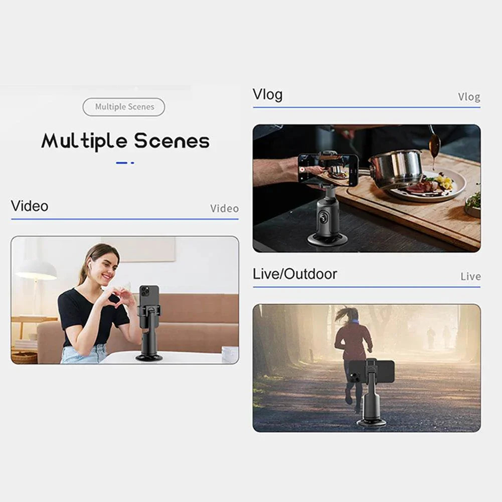 360-Degree Follow-Up Gimbal Stabilizer With Ai Face Recognition