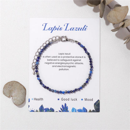 Faceted Gemstone Bead Bracelets