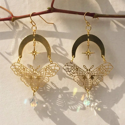 Assorted Moth & Butterfly Dangle Earrings