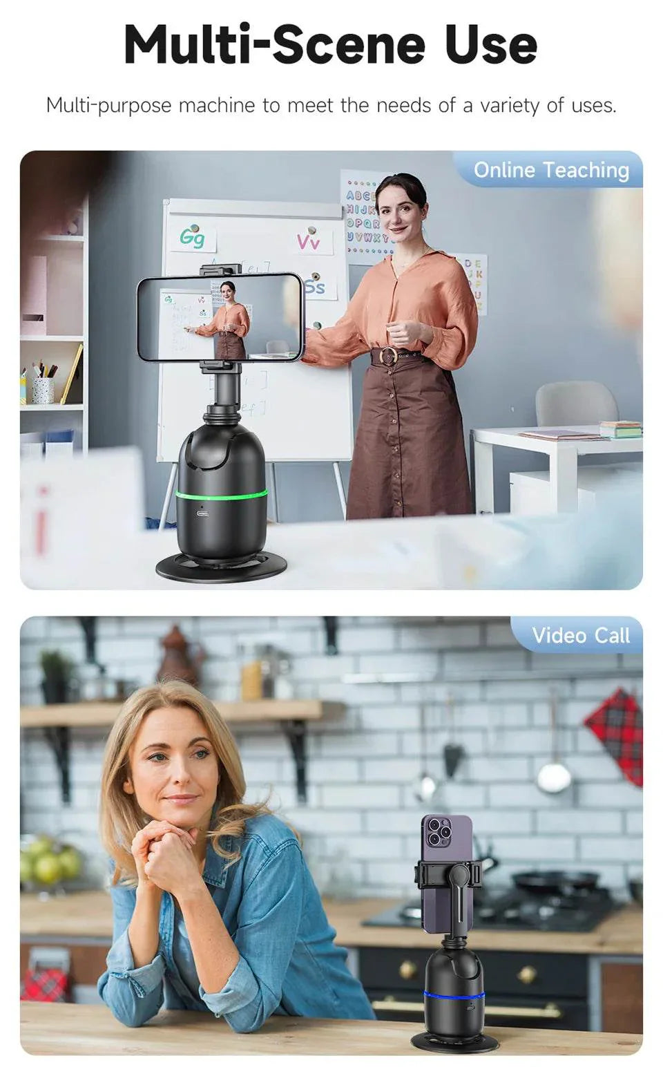 FANGTUOSI AI Smart Gimbal 360° Face Tracking Smartphone Stabilizer