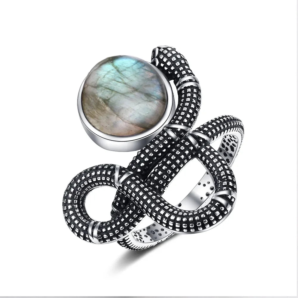 Crystal Snake Rings