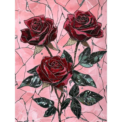 SDOYUNO-Painting By Number Adults Flowers,Rose Simple Oil Painting,Paint Kit,Handpainted,Arts Crafts,Personalized Gift,Wall Art