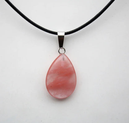 Crystal Teardrop Pendant Necklace