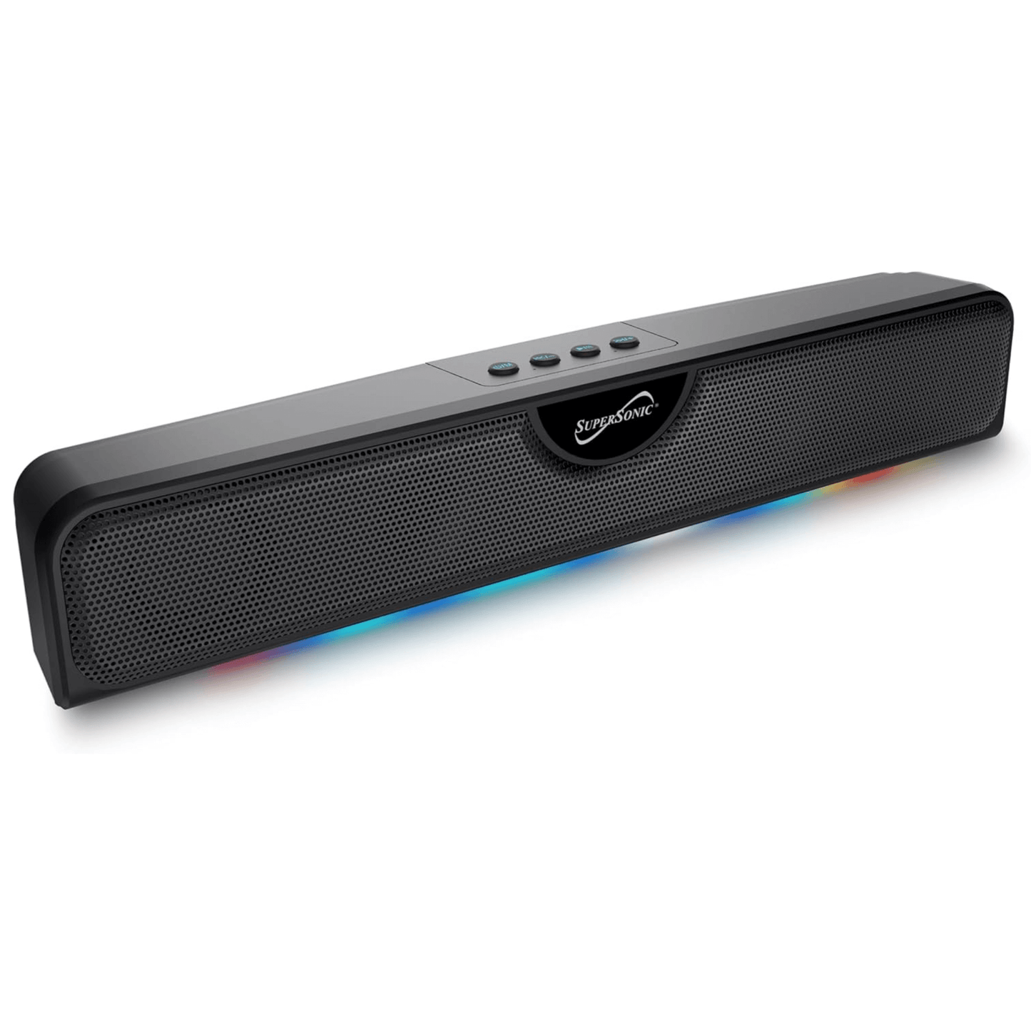 Supersonic Ultimate Soundbar Projector Combo with Built-In Bluetooth and RGB LED Lights