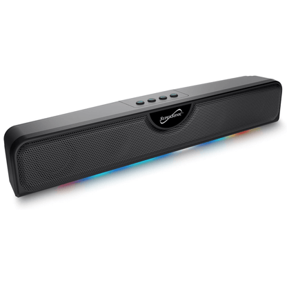 Supersonic Ultimate Soundbar Projector Combo with Built-In Bluetooth and RGB LED Lights