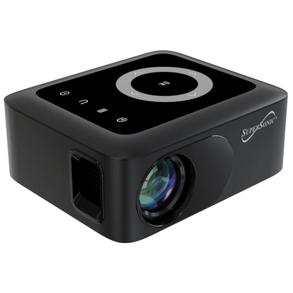 Supersonic Ultimate Soundbar Projector Combo with Built-In Bluetooth and RGB LED Lights
