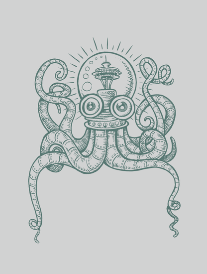 Robot Octopus · Unisex T-Shirt