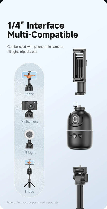 360° Smart Auto Face Tracking Gimbal Stabilizer Tripod