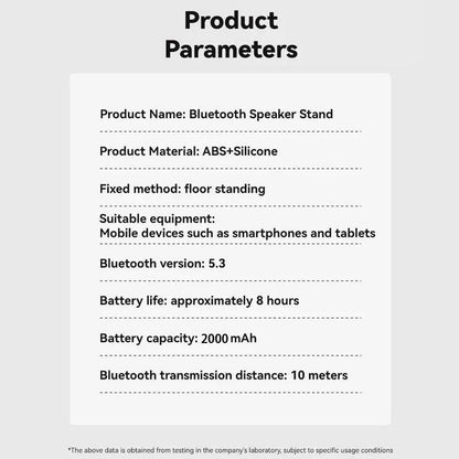 360° Rotatable Adjustable Phone Holder Wireless Speaker