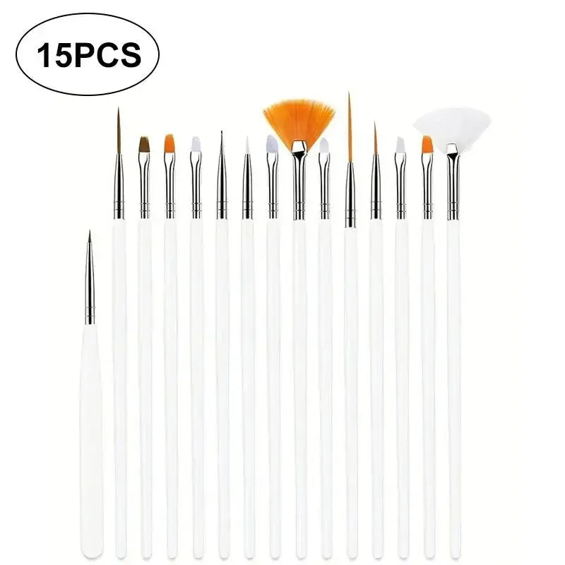 15pcs Fine Detail Paint Brush Set - Miniature Paint Brush For Detailing & Art Painting - Acrylic, Watercolor, Oil,Models