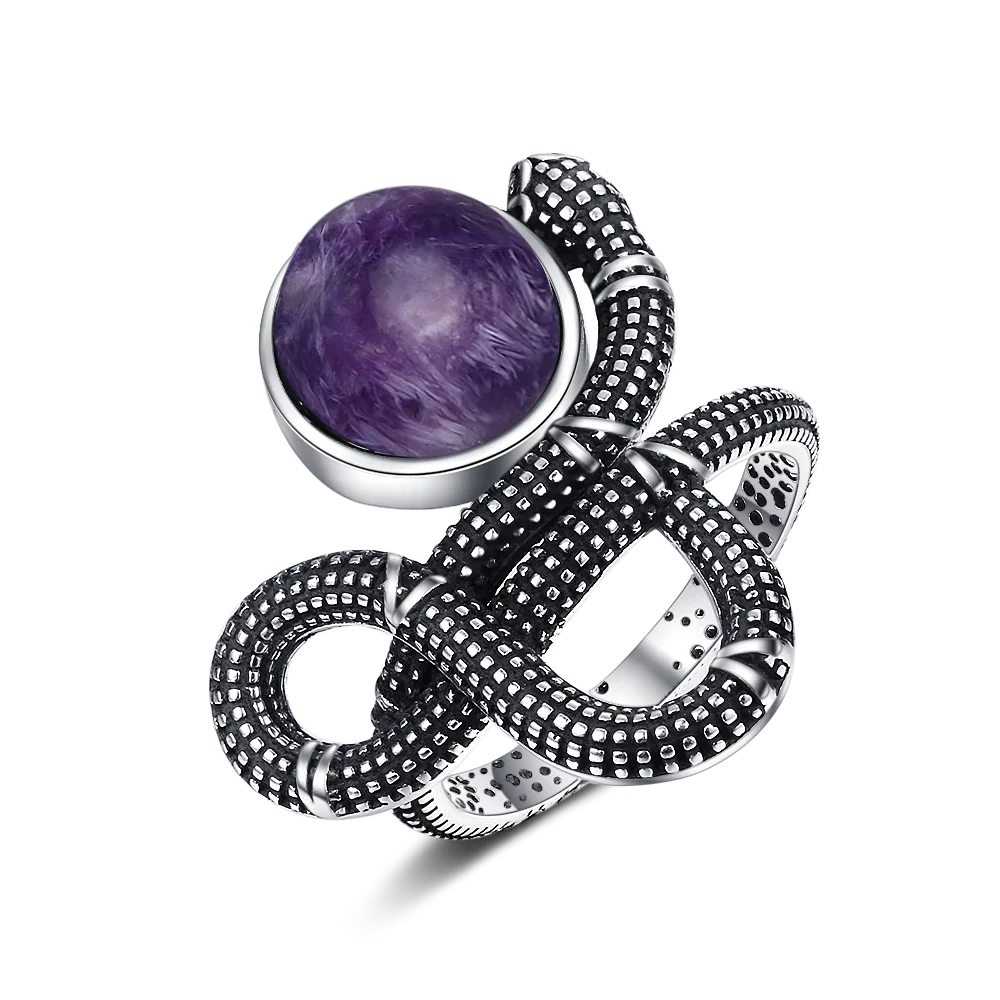 Crystal Snake Rings