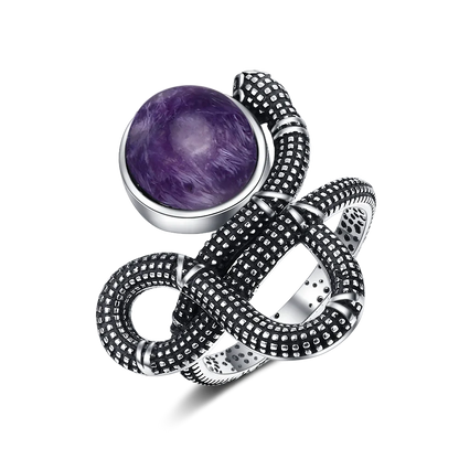 Crystal Snake Rings