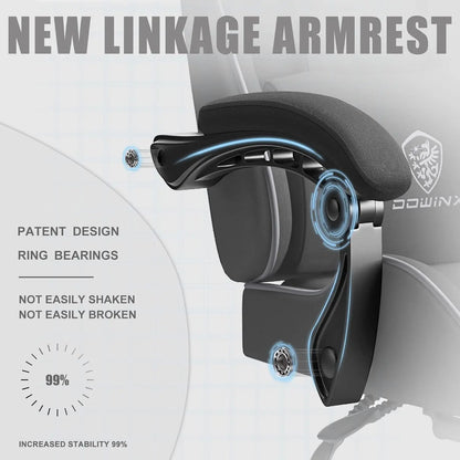 Ergonomic Dowinx Gaming Chair with Footrest