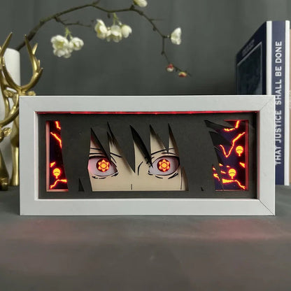3D Naruto LED Light Box: Action Figures Lamp