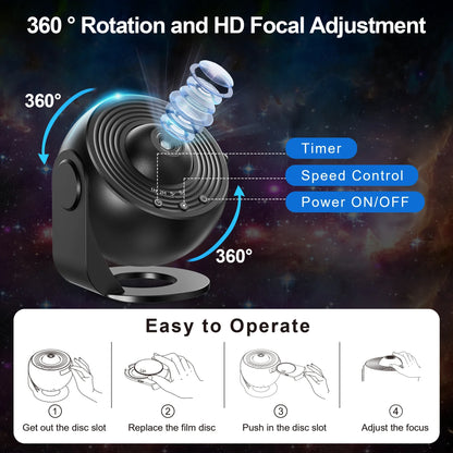 13 in 1 Star Projector, Planetarium Galaxy Projector for Bedroom, Aurora Projector, Night Light Projector for Kids Adults