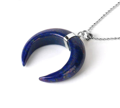 Crystal Crescent Moon Necklaces