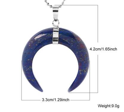Crystal Crescent Moon Necklaces