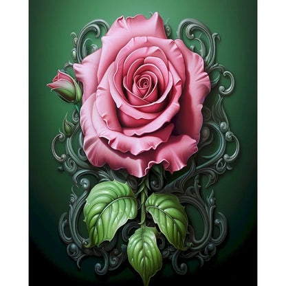 SDOYUNO-Painting By Number Adults Flowers,Rose Simple Oil Painting,Paint Kit,Handpainted,Arts Crafts,Personalized Gift,Wall Art