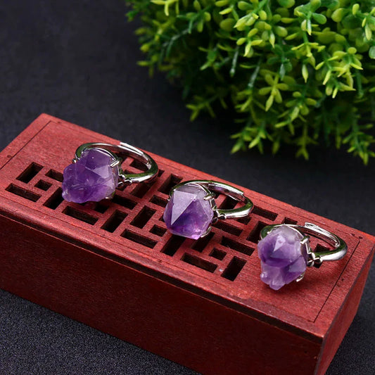 Amethyst Cluster Ring