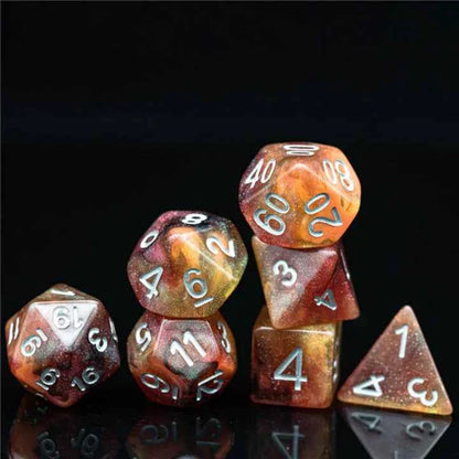 Copper Cosmos Dice Set (Clearance)