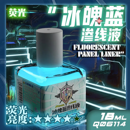 Fluorescent Color Liquid Paint Eco- Friendly Water-Based 18ML Model Panel Line Coloring Tool